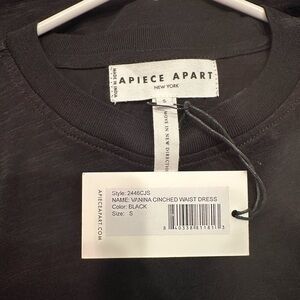 Apiece Apart Elegant Black Dress NWT